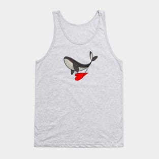 love whale Tank Top